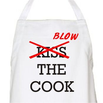 Ποδιά Μαγειρικής Blow the cook | Ποδιές Κουζίνας στο Gadget Box