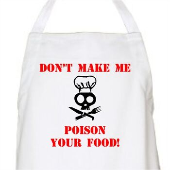 Ποδιά Poison your Food | Ποδιές Κουζίνας στο Gadget Box