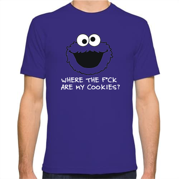 Ανδρικό T-Shirt Cookie Monster | T-Shirts & Hoodies στο Gadget Box