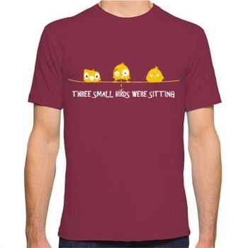 Τρία πουλάκια κάθονταν - Three little birds were sitting | T-Shirts στο Gadget Box