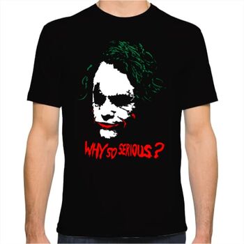 T-Shirt Joker - Why so serious? | T-Shirts & Hoodies στο Gadget Box