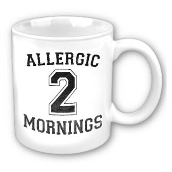 Κούπα Allergic to Mornings | Κούπες στο Gadget Box