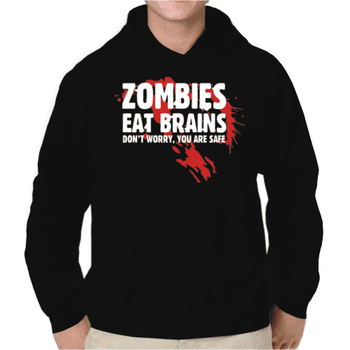 Zombies Eat Brains | Hoodies - Φούτερ με κουκούλα στο Gadget Box