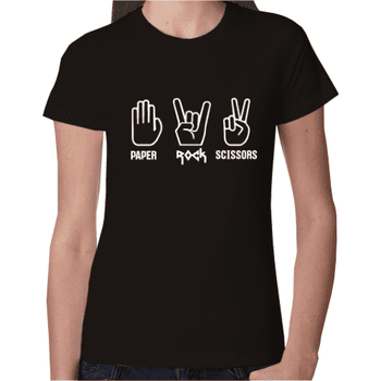 Paper Rock Scissors | T-Shirts στο Gadget Box