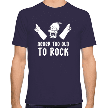 Never too old to Rock | T-Shirts στο Gadget Box