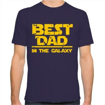 T-Shirt Best Dad in the Galaxy | T-Shirts στο Gadget Box