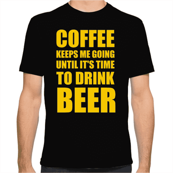 Coffee and Beer | T-Shirts & Hoodies στο Gadget Box