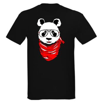 T-Shirt Hipster Panda | T-Shirts στο Gadget Box