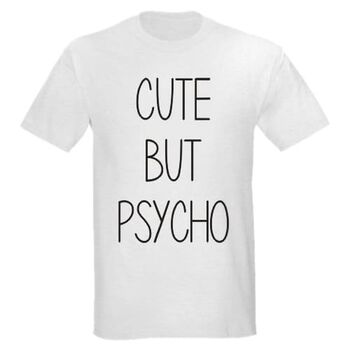 T-Shirt Cute but Psycho | T-Shirts στο Gadget Box