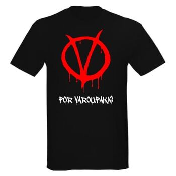 V for Varoufakis | T-Shirts στο Gadget Box