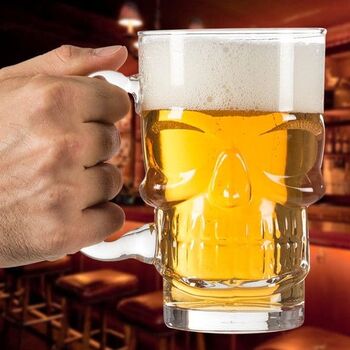Ποτήρι Μπύρας Νεκροκεφαλή | Είδη Σπιτιού στο Gadget Box