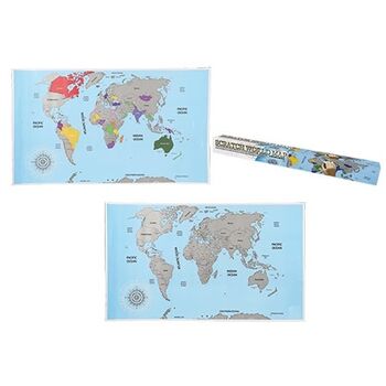 Παγκόσμιος Χάρτης Ξυστό | Είδη Σπιτιού στο Gadget Box