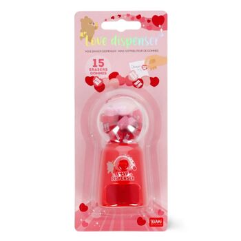 Ντισπένσερ για γόμες σε σχήμα καρδιάς | Gadgets στο Gadget Box