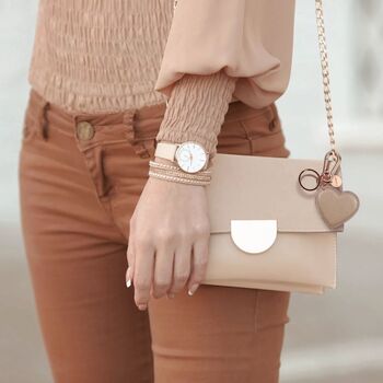 Μπρελόκ Pink Gold Καρδιά | Μπρελόκ στο Gadget Box