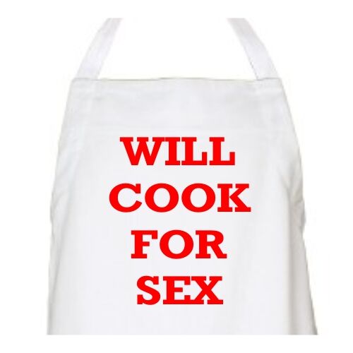 Ποδιά Will cook for sex | Ποδιές Κουζίνας στο Gadget Box