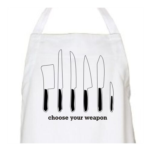 Ποδιά Μαγειρικής Choose your weapon | Ποδιές Κουζίνας στο Gadget Box