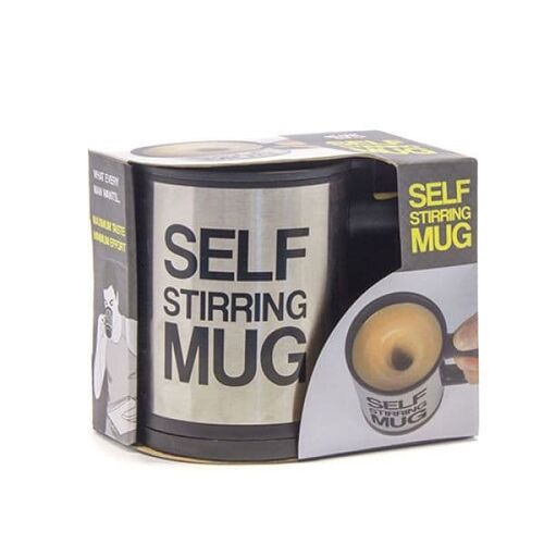 Κούπα που ανακατεύει μόνη της τον καφέ - Self Stirring Mug | Κούπες στο Gadget Box