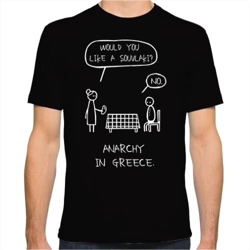 Ανδρικό T-Shirt Anarchy in Greece | T-Shirts στο Gadget Box