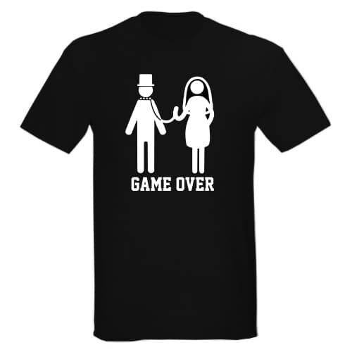T-Shirt Game Over για Γάμο | T-Shirts στο Gadget Box