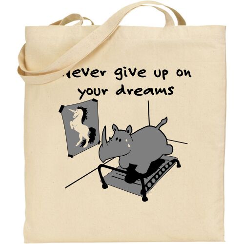 Τσάντα Never give up on your dreams | Αξεσουάρ  στο Gadget Box