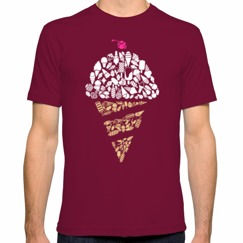 Ανδρικό T-Shirt Παγωτό | T-Shirts στο Gadget Box