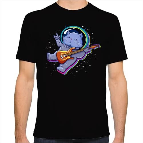 Ανδρικό T-Shirt Rockin Space Cat | T-Shirts στο Gadget Box