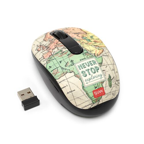 Ασύρματο Ποντίκι Παγκόσμιος Χάρτης Travel | Gadgets στο Gadget Box