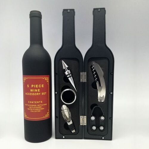 Αξεσουάρ Κρασιού 5 τεμαχίων Μπουκάλι | Gadgets στο Gadget Box