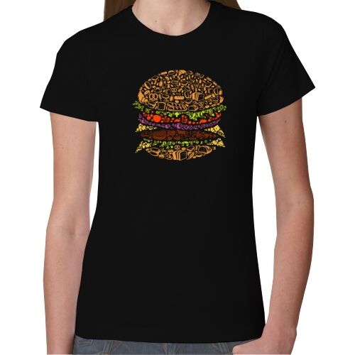 Burger Γυναικείο T Shirt | T-Shirts στο Gadget Box