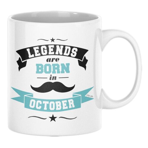 Κούπα Legends are born in October | Κούπες στο Gadget Box