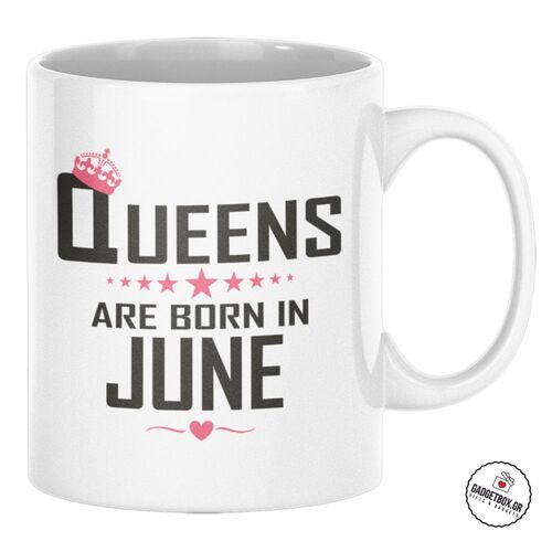 Κούπα Queens are born in June | Κούπες στο Gadget Box