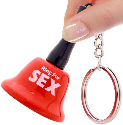 Μπρελόκ Κουδούνι Ring for Sex ή Kiss | Αξεσουάρ  στο Gadget Box