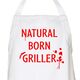 Ποδιά Natural Born Griller | Ποδιές Κουζίνας στο Gadget Box
